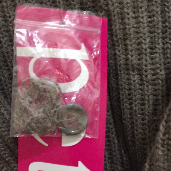 Fred David dark taupe cardigan ( sz petite lg) - Picture 7 of 10